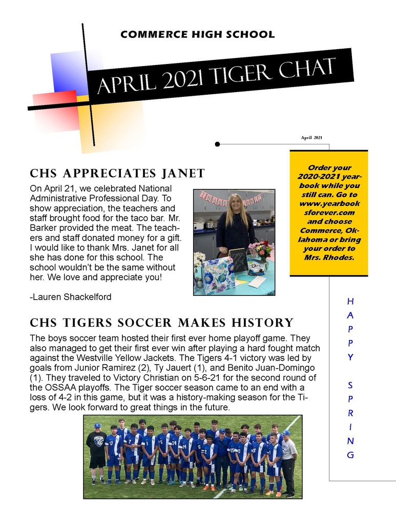 Tiger Chat (April 2021)