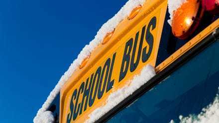 Icy School Bus 