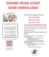 Grand Head Start Now Enrolling!